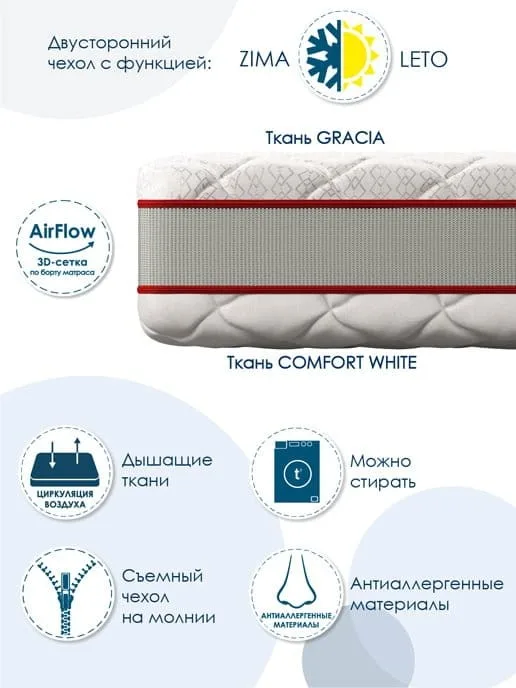 Belarusian mattress: mattress ROYAL 160 6