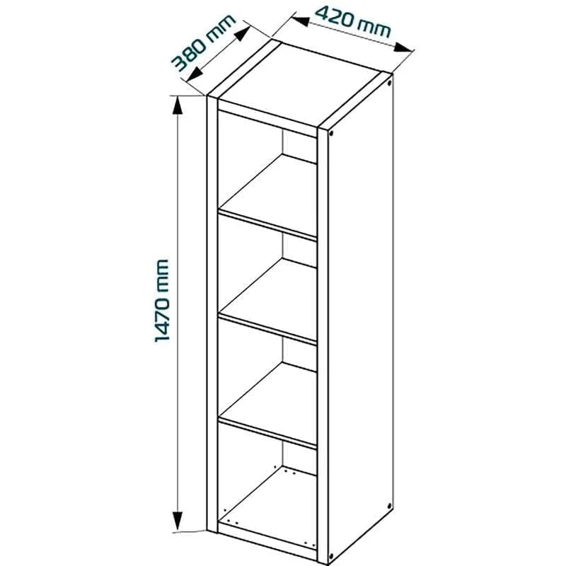 Shelf FORA 4 L White shelves: shelf 6