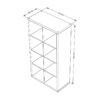 Shelf FORA 8 white shelves: shelf 4