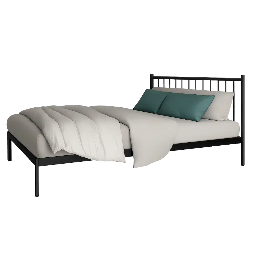 ორადგილიანი საწოლი Beuty Winter. Bed Classic Black